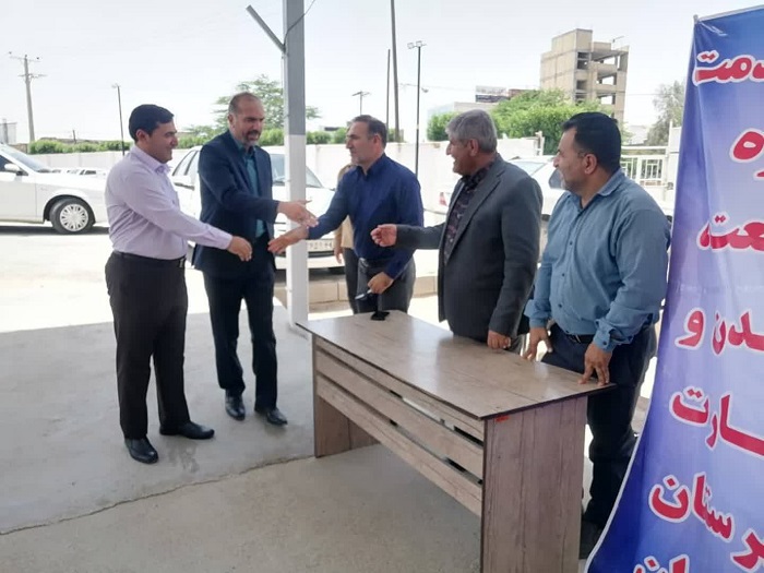 حضور رییس اداره منابع آب شهرستان گچساران در میز خدمت